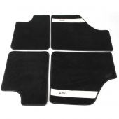 MCPIS.CM-SS Cooper Signature Stripe Black Mini Carpet Mat
