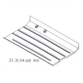 MCR11.31.04.68 RH Floor Panel Rear 1/4 with Full inner sill - Mini Mk1-5