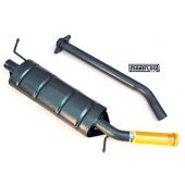 1 7/8" bore side exit single-box exhaust system for Mini SPi and MPi Injection models.