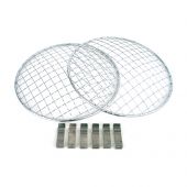 7" Headlamp Guards in Stainless Steel for Classic Mini (Pair)