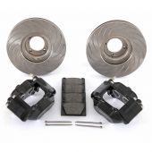 Mini 4 pot black alloy caliper brake kit