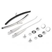 Stainless wiper kit for Classic Mini - left hand drive