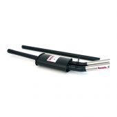 Sportex Centre Exit Single Silencer Exhaust System - 2'' Twin DTM Tailpipe 
