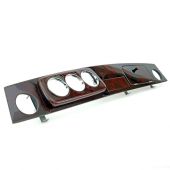 Burr Walnut Dashboard with 3 clocks for Classic Mini