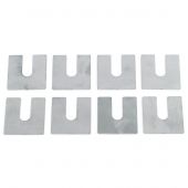 Set of 8 Mini front subframe spacer shims in stainless steel (2A4292)