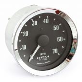 Smiths Tacho - 7000 rpm - Black with Chrome ring 
