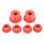 SPDSP664A Uprated poly Mini rear subframe bush kit in red. Fits all models 1976-2001