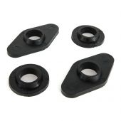 SPDSP668BLK Mini front subframe poly top washer & bush kit black 