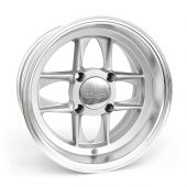 6 x 12 Mamba Wheel - Silver/Polished rim