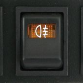 Rear Fog Light Switch Late (ADU4791) for Classic Mini