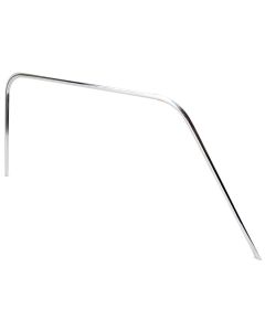 14A9773 Right side, upper door moulding in chrome to suit Mini Mk1-2 models with sliding windows.