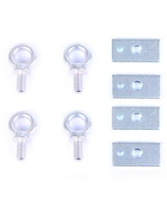 Set of 4 Harness Eye Bolts with Plates for Classic Mini