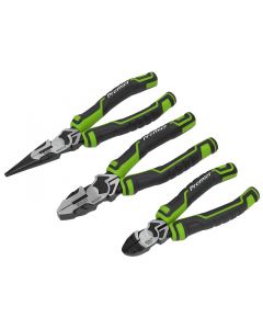 AK8376HV - Sealey 3pc High Leverage Pliers Set 