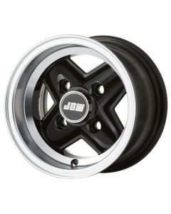 6 x 10 Revolite Wheel - Black/Polished Rim
