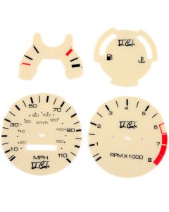 John Cooper Magnolia 110 MPH 3 Clock Dial Set