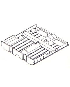 MCR31.33.00.00 Complete floor assembly, square shaped tunnel, Mini Van and Pick-up Mk1 and Mk2 models.