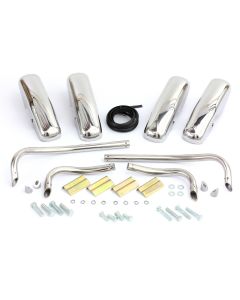 Overider and Corner Bar Front and Rear Kit in Stainless Steel for Classic Mini
