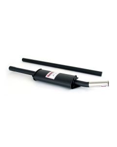 Sportex Centre Exit Single Silencer Exhaust System - 2'' Single Tailpipe 