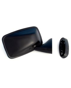 Door Mirror - Black - Convex - RH 