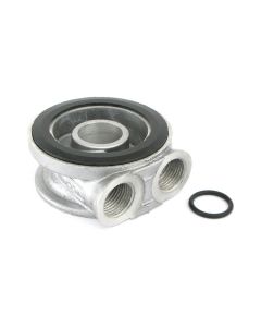 Remote Oil Filter Head - Sandwich Plate - 3/4 UNF - pre 1997 