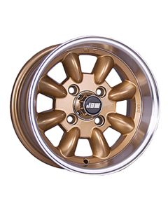 6 x 12 Minilight Wheel - Gold/Polished Rim