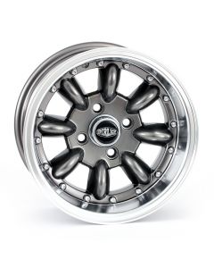 Gunmetal/Polished Rim 7 x 13 Superlight Split Rim Style Wheel 