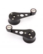 Cooper Alloy Billet Window Winders - Black