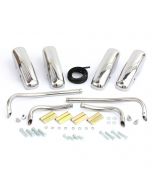 Overider and Corner Bar Front and Rear Kit in Stainless Steel for Classic Mini
