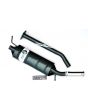 LS004AC Maniflow 1 7/8" Single Box Carb Cat Back Side Exit Mini System