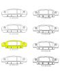 Mini Front Panel assembly options - MCR11.18.01.00 Mini & Cooper '64-'67, Mini Cooper S '64-'66 