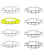 Mini Front Panel assembly options - Mini Cooper S Mk1, '63-'64