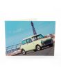 Greetings card featuring a 1970 MK1 Morris Mini Cooper S 