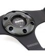 Momo Jet Steering Wheel Carbon Fibre centre detail