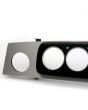 PMY526 Mini Alloy 3 Clock Dashboard - with 3 extra clock holes - LHD 