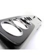 PMY526 Mini Alloy 3 Clock Dashboard - with 3 extra clock holes - LHD 