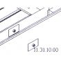 MCR11.31.10.00 Seat Belt Anchor Plate - Inner Sill