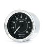 Smiths Classic Mini 8000 Rpm 52mm Tachometer with a black face and chrome bezel