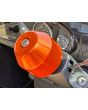 Fitted on the car, Swivel Lock Cover - Enhanced Security for Classic Mini with Mini Sport x Optimill