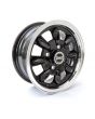 5 x 12" Ultralite wheel in Black for Classic Mini