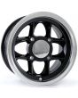 5 x 10 Mamba Alloy Wheel - Black with Polished Rim