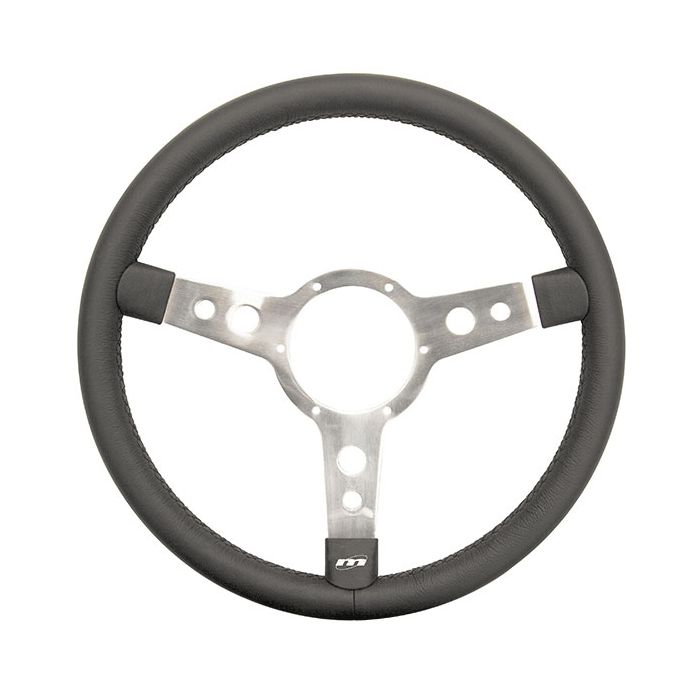 Classic Mini steering wheel by Mountney in 320mm - Black Leather