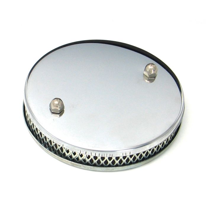 Mini Sport Chome Pancake Air Filter - HS4 SU Carb 