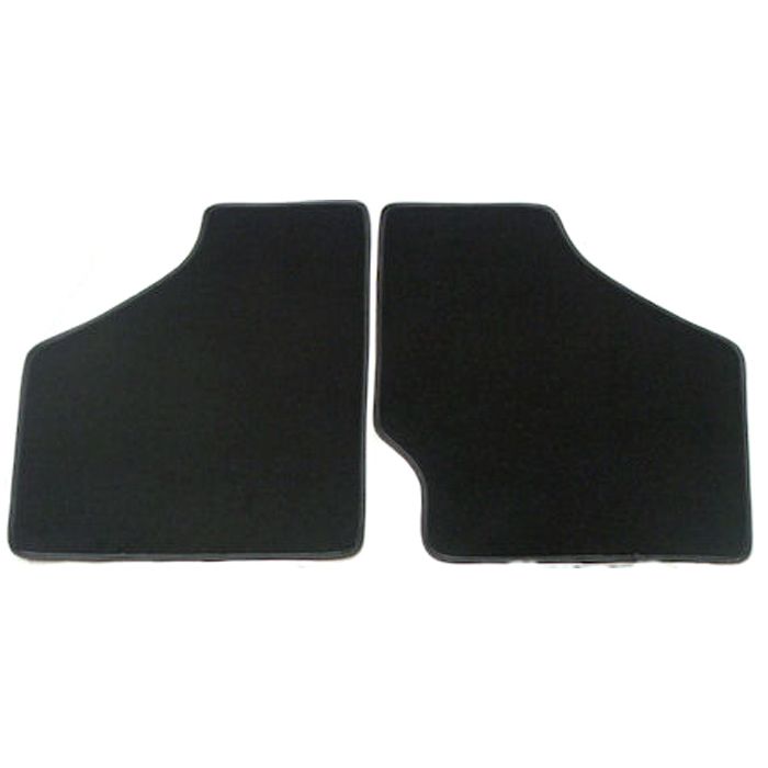 Black Floor Mats - Austin Mini to 73