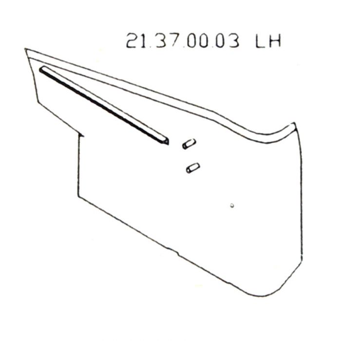 MCR21.37.00.03 Pocket/Companion Box Assembly Traveller - Reproduction - LH 