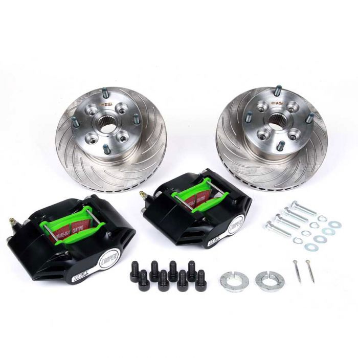 Cooper 7.9'' Vented Brake Kit with Black Alloy Calipers