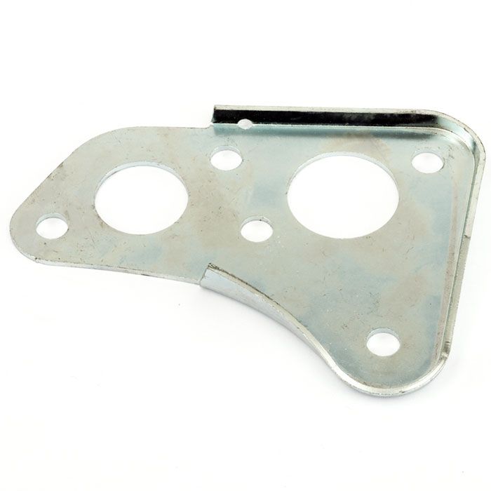 CRC8664 Mini 1989 brake servo type brake master cylinder and engine steady bar mounting plate, that fits to the engine bay bulkhead.