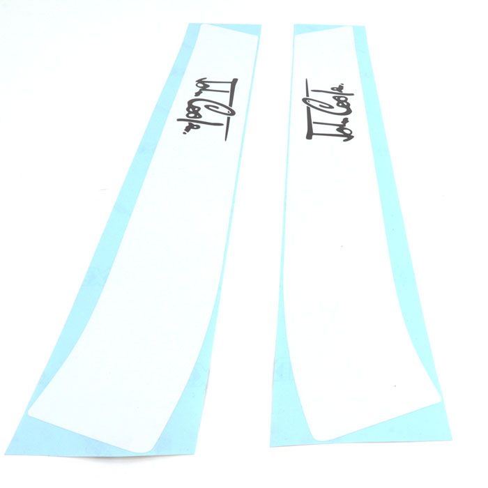 White Bonnet Stripes - Black Signature