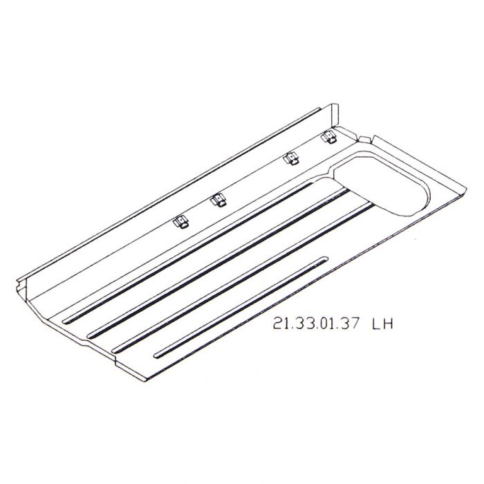MCR21.33.01.37 LH Floor Panel Complete with Inner/Outer Sill Mini Traveller Mk1-3