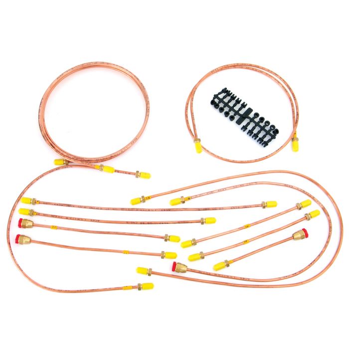 RHD Brake pipe set - Mini single line from 1969