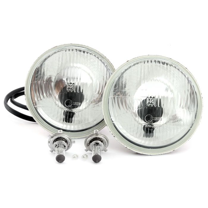 H4 Headlamps -includiing bulbs for Classic Mini